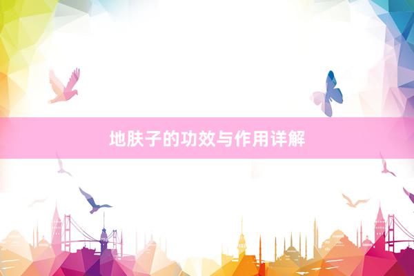 地肤子的功效与作用详解